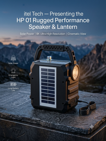 Solar 2 Plates  High Base Speaker And light Fm Radio with remote control