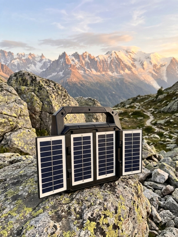 portable solar power bank with the built-in multi function speaker, torch power bank, FM radio, USB memory card