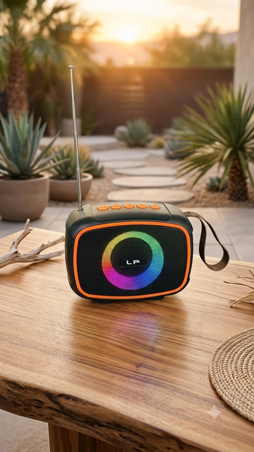 Room Solar Bluetooth speaker With FM Radio With Antenna High Quality Base